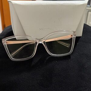 Michael Kors Women's Clear Frame Sunglasses